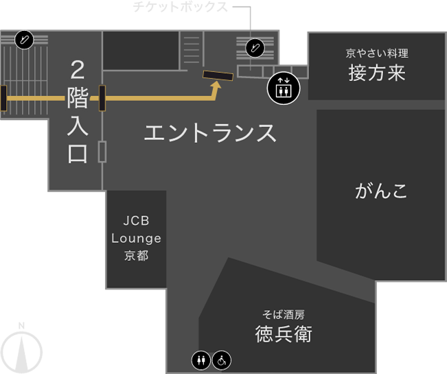 エントランスフロアマップ